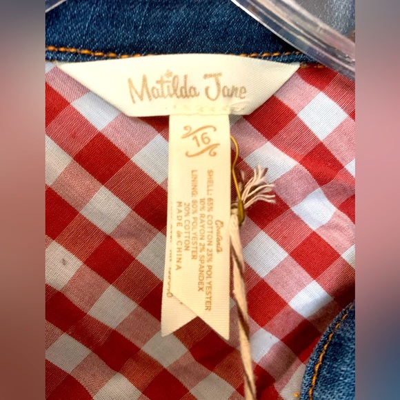 Matilda Jane “Collins” Girls Ruffle Denim Jacket - Picture 5 of 6